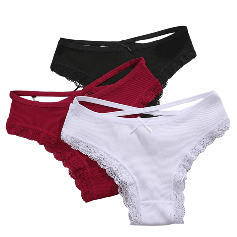 Magic Cross-Strap Low-Waist Panties