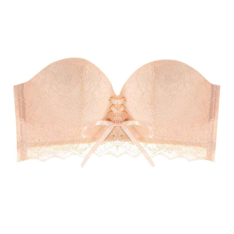 Magic Lace-up Detail Push-Up Bra