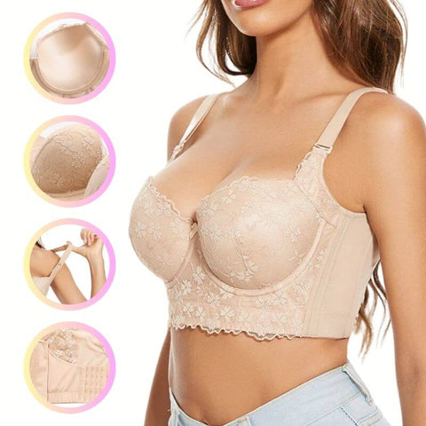 Magic Push Up Sexy Corset Underwire Bra