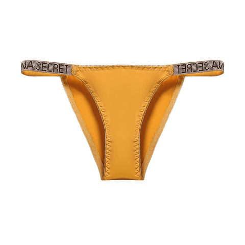 Magic Rhinestone Low-Waist Thong Panties