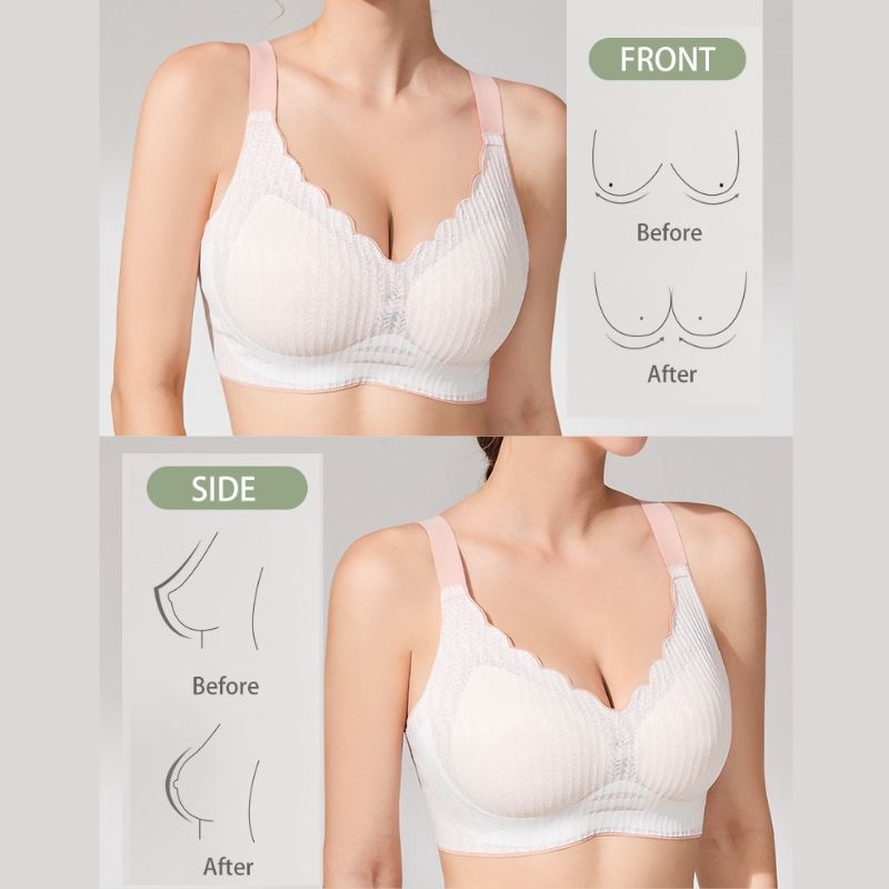 Magic Seamless Two-Tone Wire Free Bra