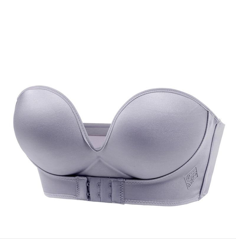 Magic Strapless Front Buckle Bra