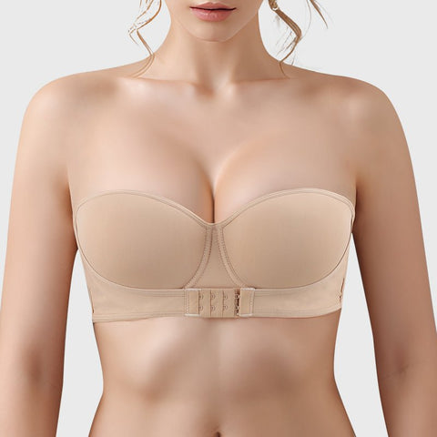 Magic Two-in-One Strapless Front Buckle Bra