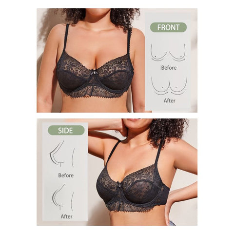 Magic Ultra Thin Lace Full Cup Bra