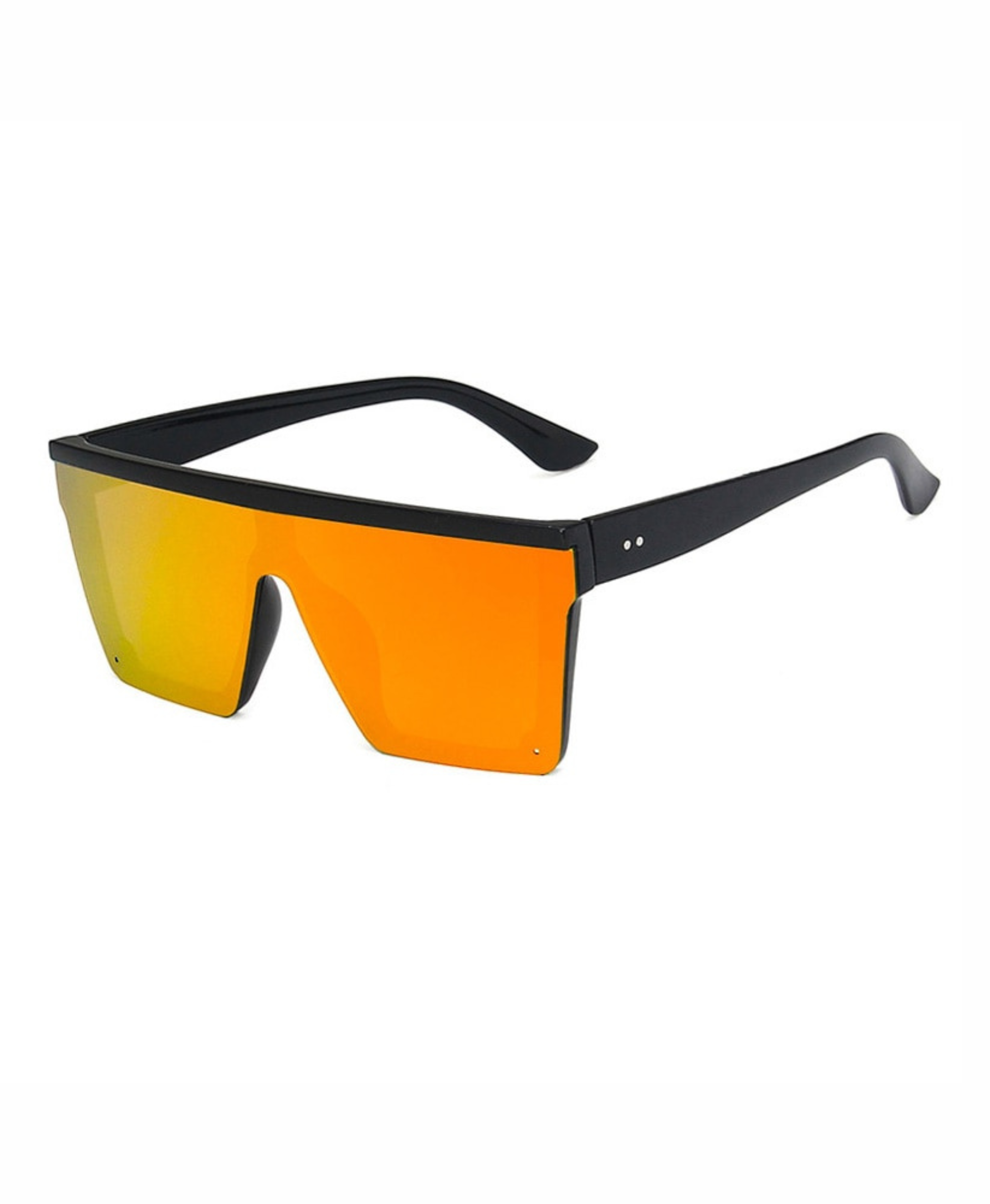 Classic Square Mirror Coated Sunglasses