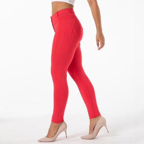 Cheeky Red Butt Lift Pants