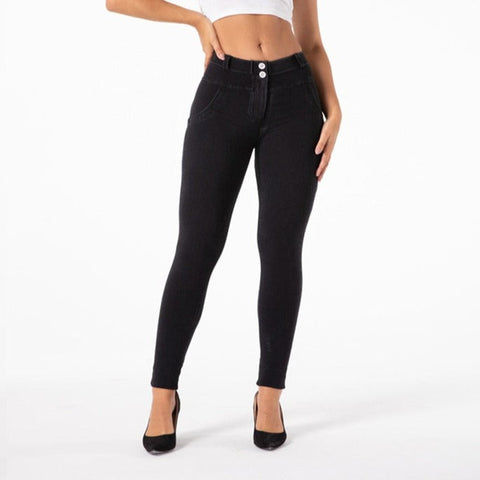 Cheeky Black Butt Lift Jeggings