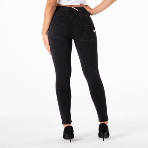 Cheeky Black Butt Lift Jeggings