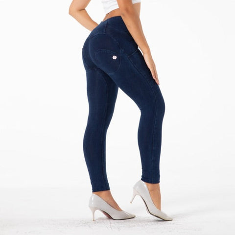Cheeky Navy High Waist Butt Lift Jeggings