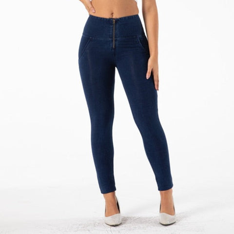Cheeky Navy High Waist Butt Lift Jeggings