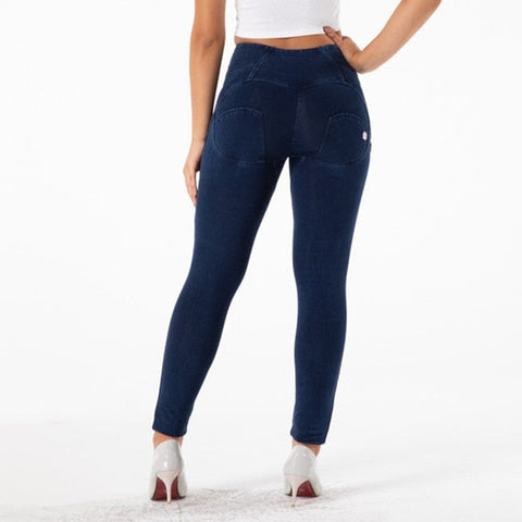 Cheeky Navy High Waist Butt Lift Jeggings