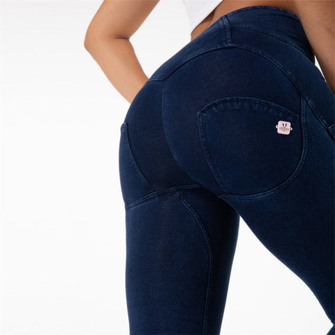 Cheeky Navy High Waist Butt Lift Jeggings