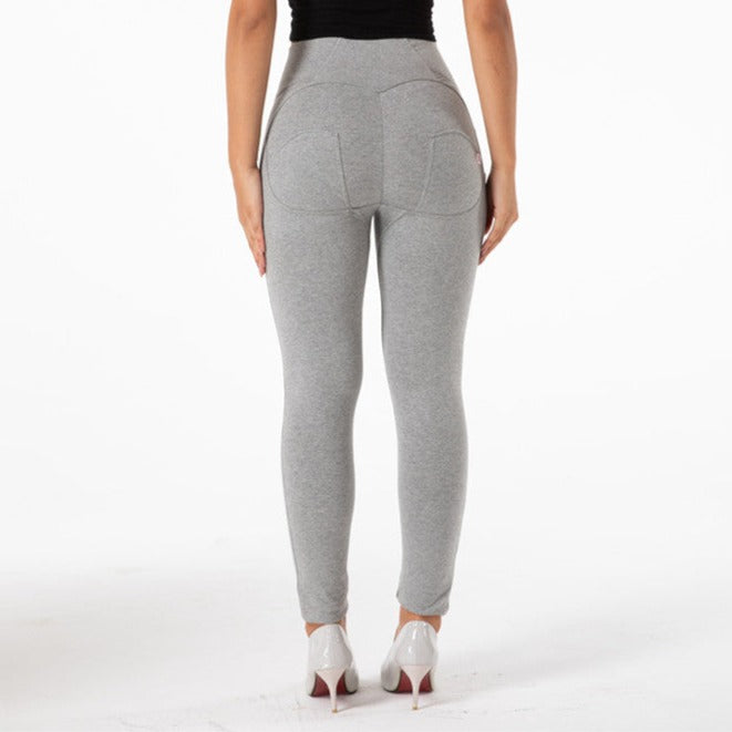 Cheeky Gray High Waist Butt Lift Pants