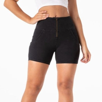 Cheeky Black High Waist Butt Lift Shorts