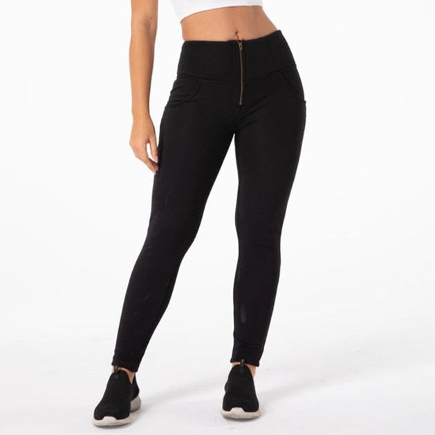 Cheeky Black High Waist Butt Lift Pants
