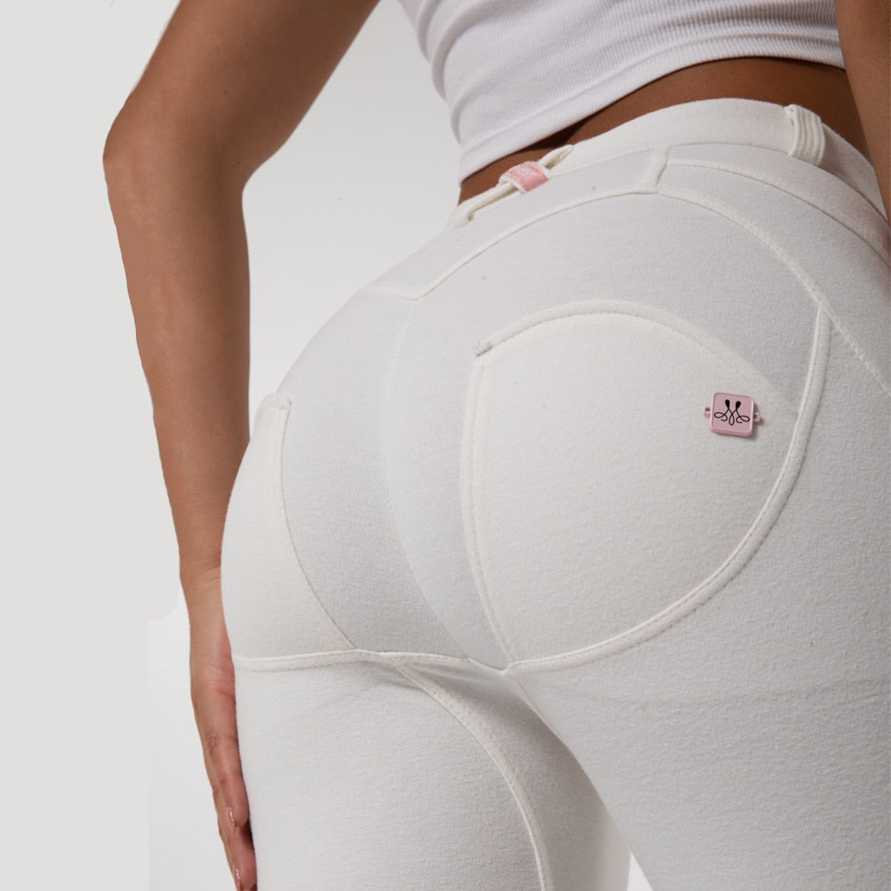 Cheeky White Butt Lift Pants