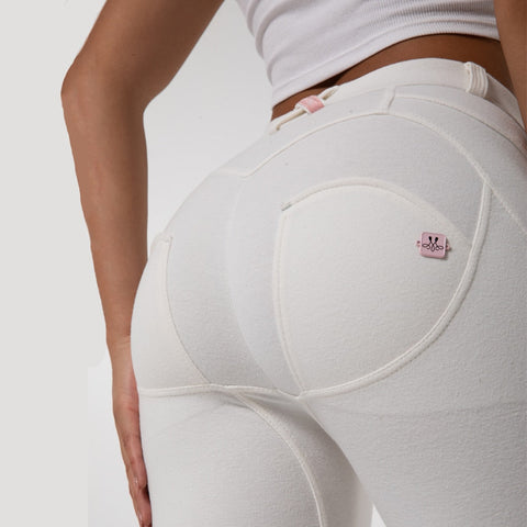 Cheeky White Butt Lift Pants