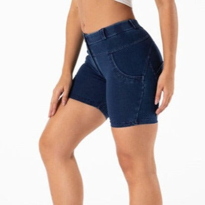 Cheeky Dark Blue Butt Lift Shorts