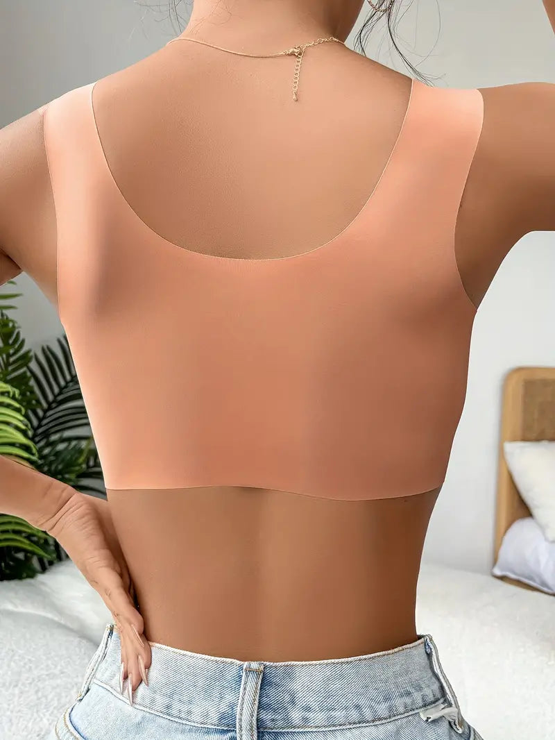 Lace Seamless Wirefree Push-up Pus size Full Coverage Bra Peru