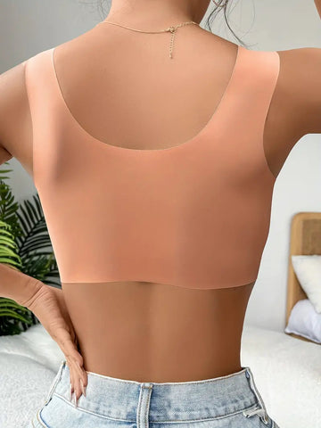 Lace Seamless Wirefree Push-up Pus size Full Coverage Bra Peru
