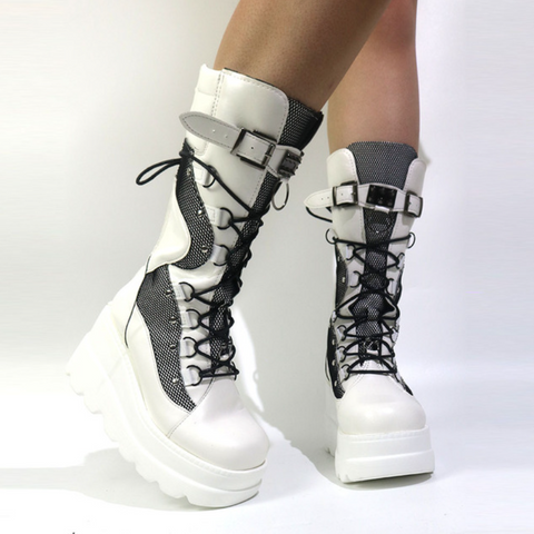 Gothic High Platform Boots