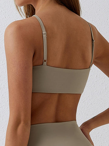 Butter-Soft Ruched Sports Bra