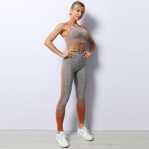 Nahtloser Sport-BH und Leggings