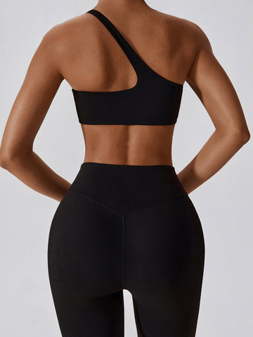 Butter Soft One Shoulder Sports Bra