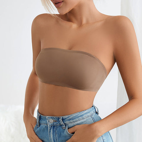 Anti Slip Strip Backless Strapless Wireless Basic Bra