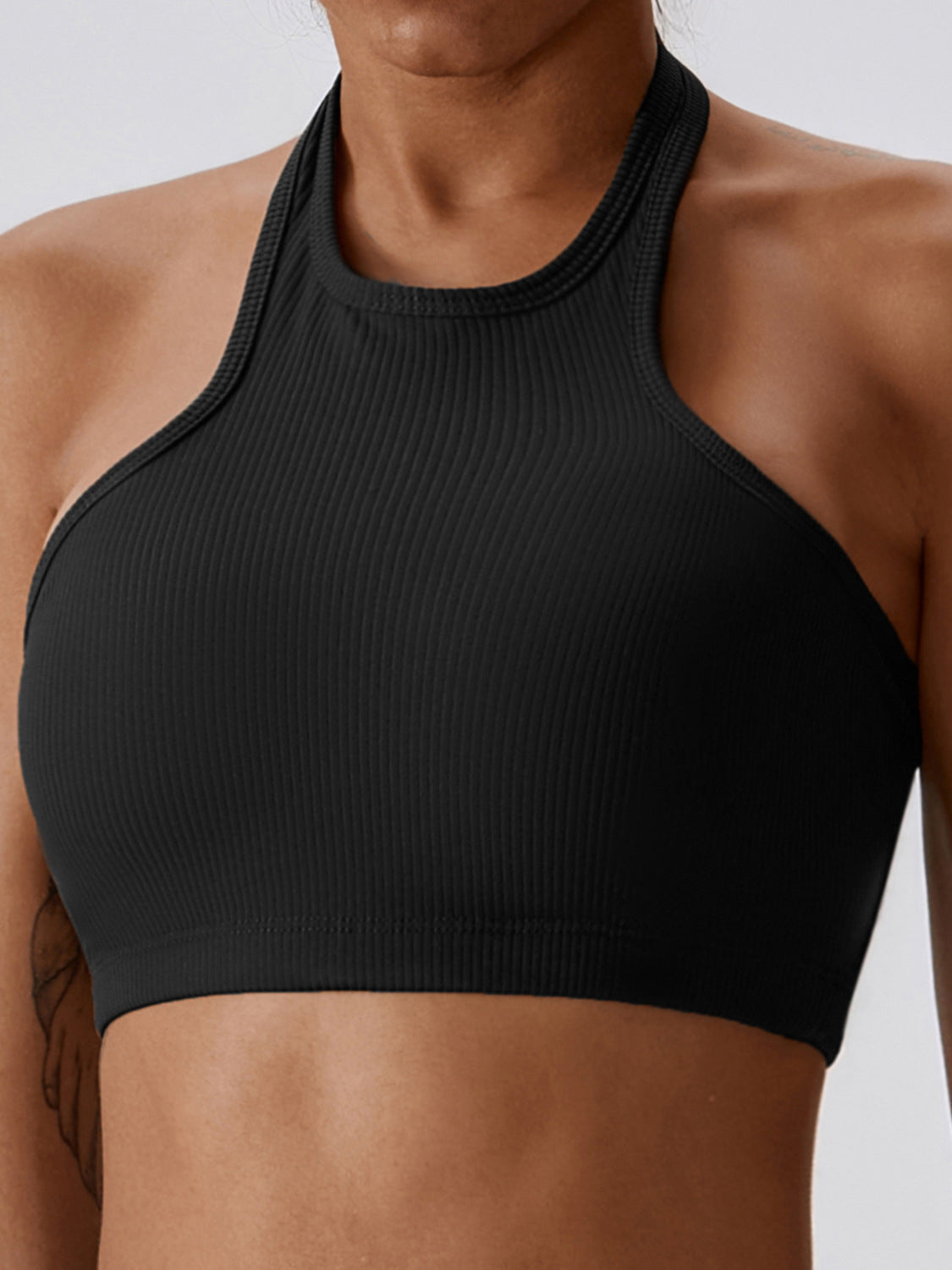 Rib Halter Light Support Yoga Bra