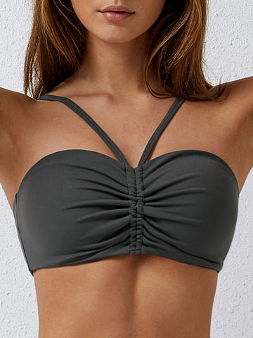 Butter-Soft Ruched Sports Bra