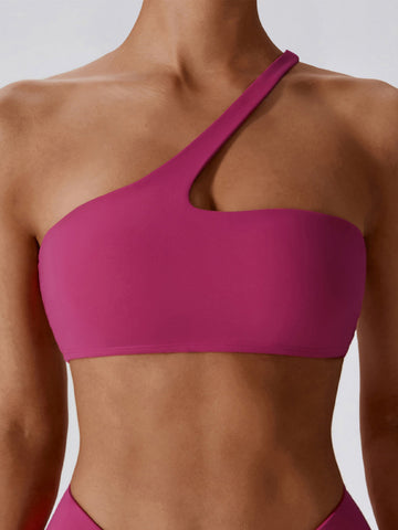 Butter Soft One Shoulder Sports Bra