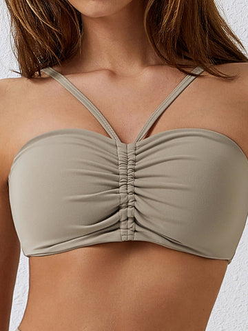 Butter-Soft Ruched Sports Bra