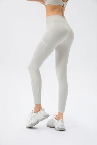 Conjunto de sujetador y leggings deportivos - Melocotón