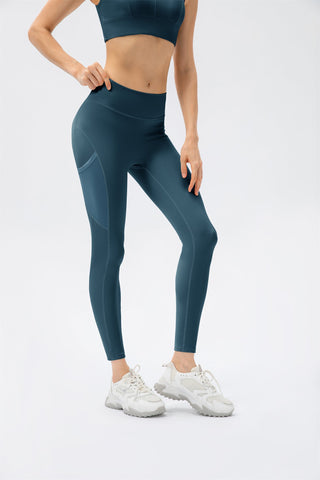 Conjunto de sujetador y leggings deportivos - Melocotón