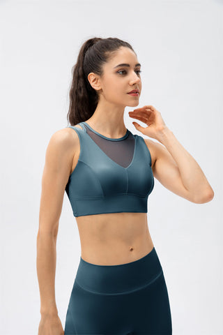 Sports Bra & Leggings Set- Peach