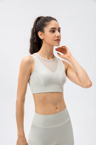 Sports Bra & Leggings Set- Peach