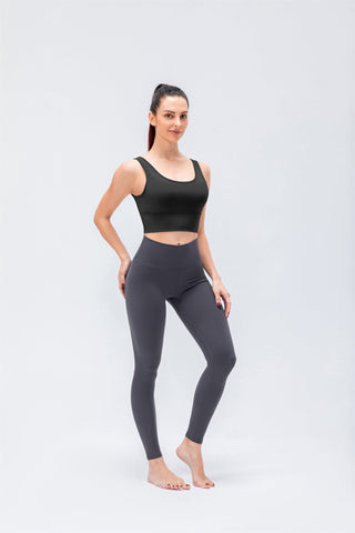 Tops deportivos de yoga de alta elasticidad