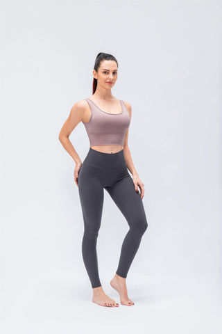 Tops deportivos de yoga de alta elasticidad