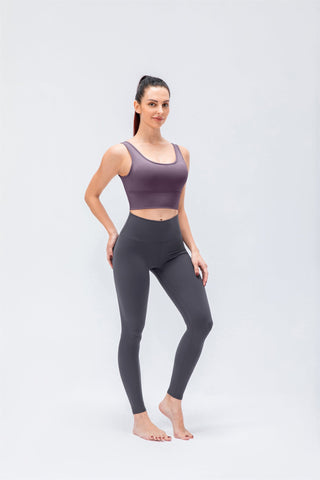 Tops deportivos de yoga de alta elasticidad