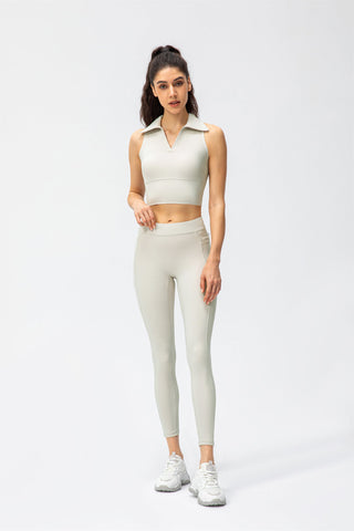 Sport-Tanktop und Leggings-Set – Effekt