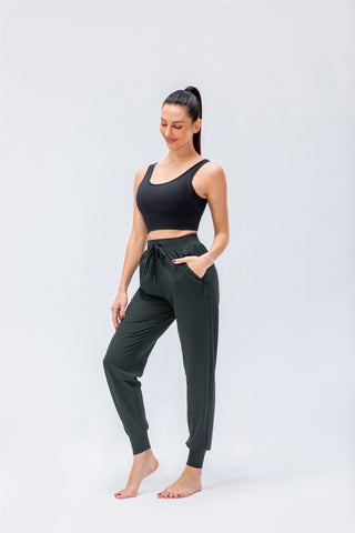 Lockere Loungehose mit Kordelzug