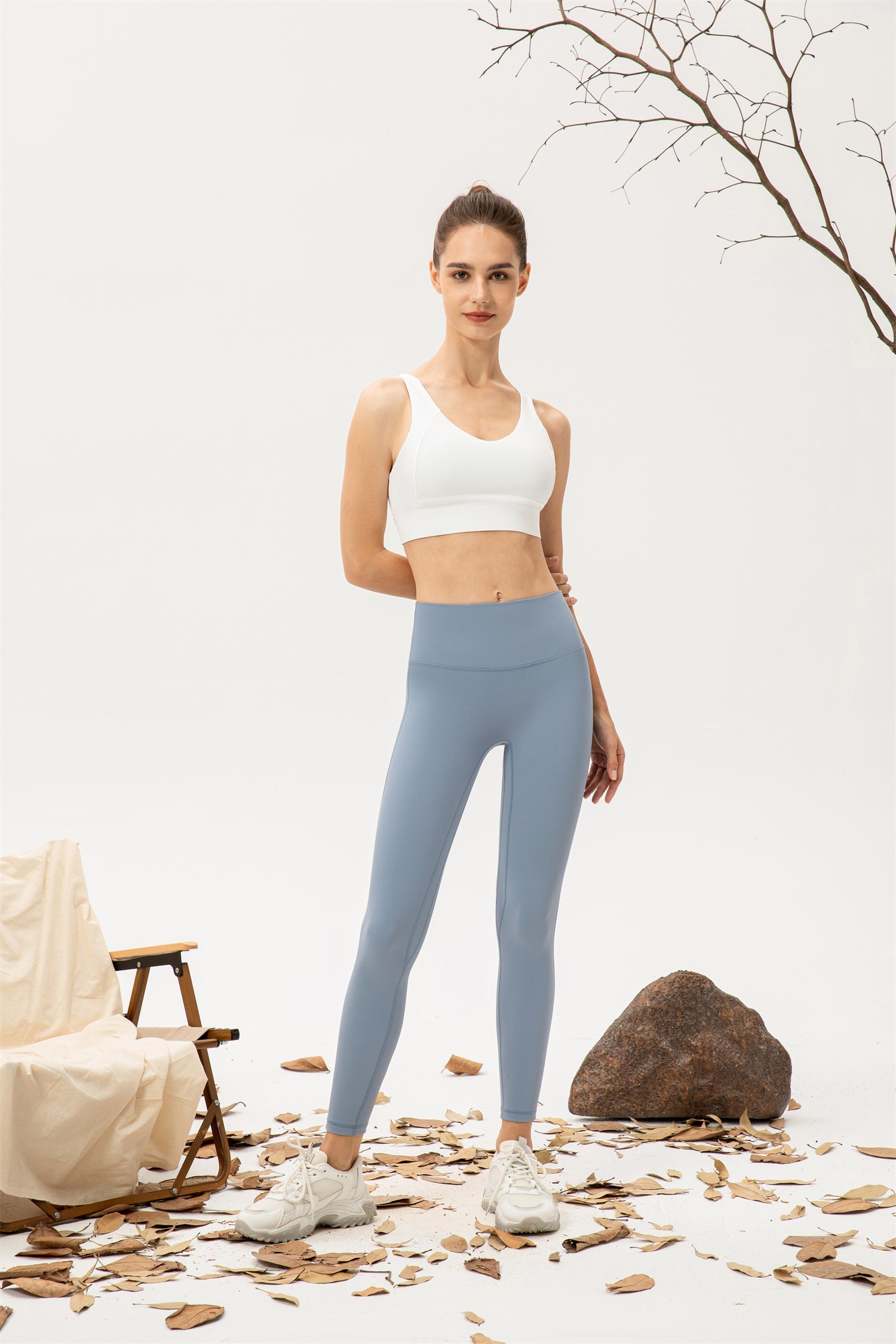 Leggings de yoga de vellón