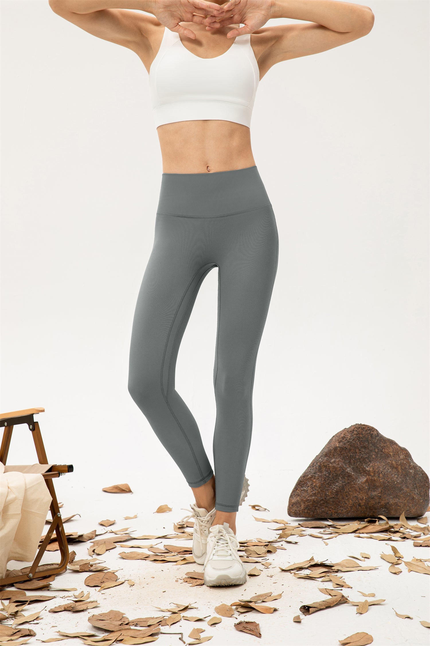 Leggings de yoga de vellón