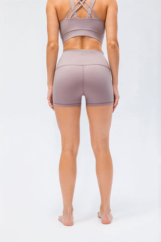 High Waisted Sport Shorts-Cool