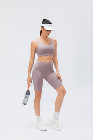 Conjunto de sujetador y pantalones cortos deportivos - Altitude