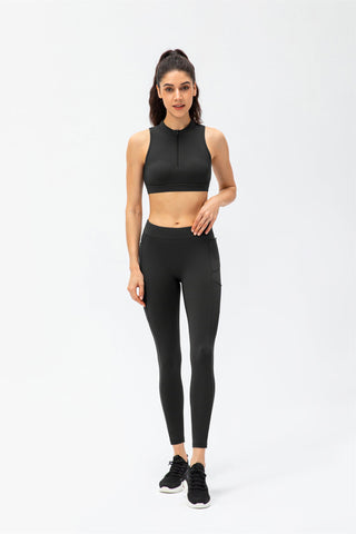 Conjunto de camiseta sin mangas y leggings deportivos - Active