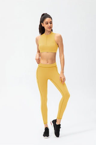 Conjunto de camiseta sin mangas y leggings deportivos - Active