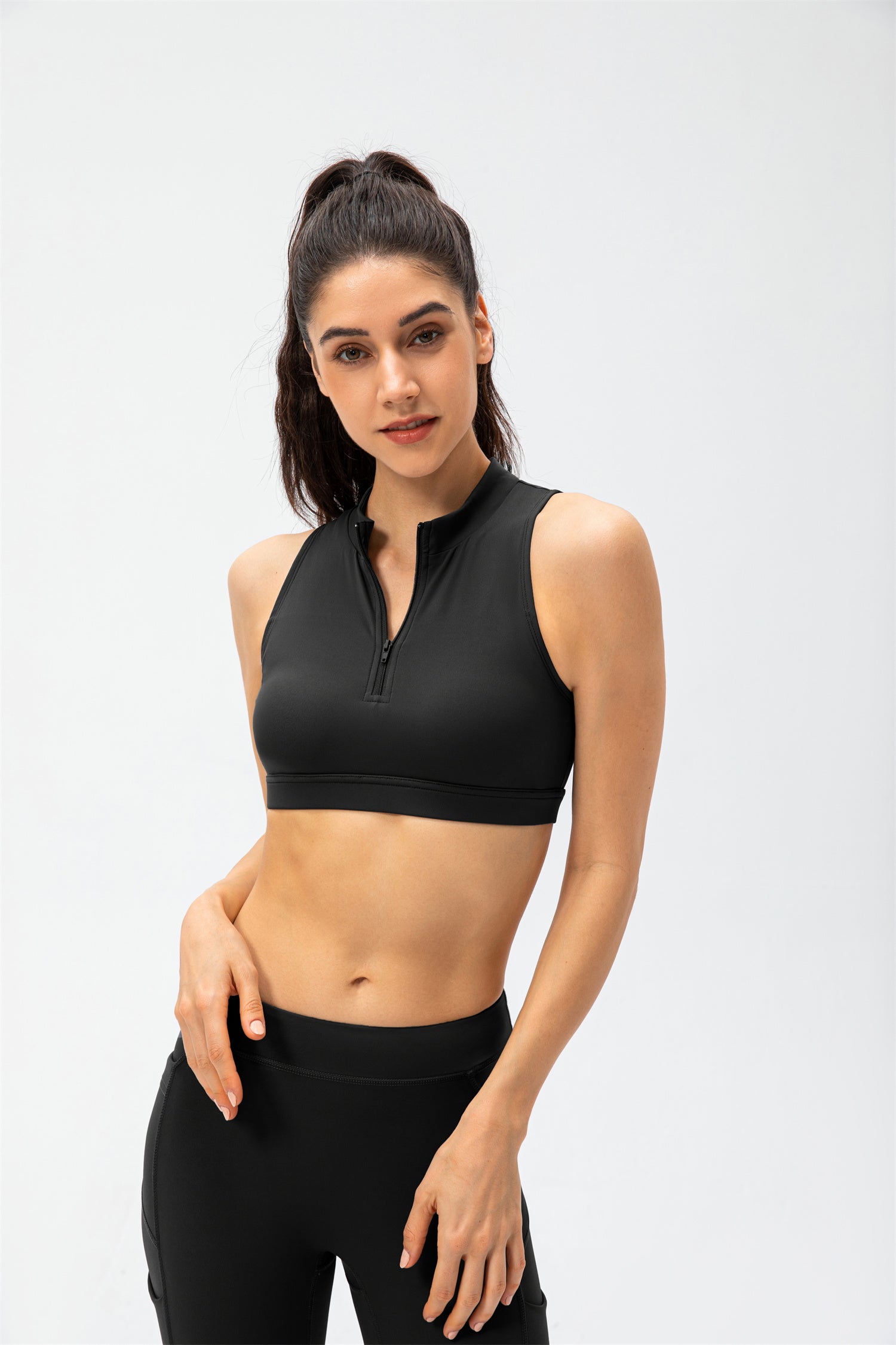 Conjunto de camiseta sin mangas y leggings deportivos - Active