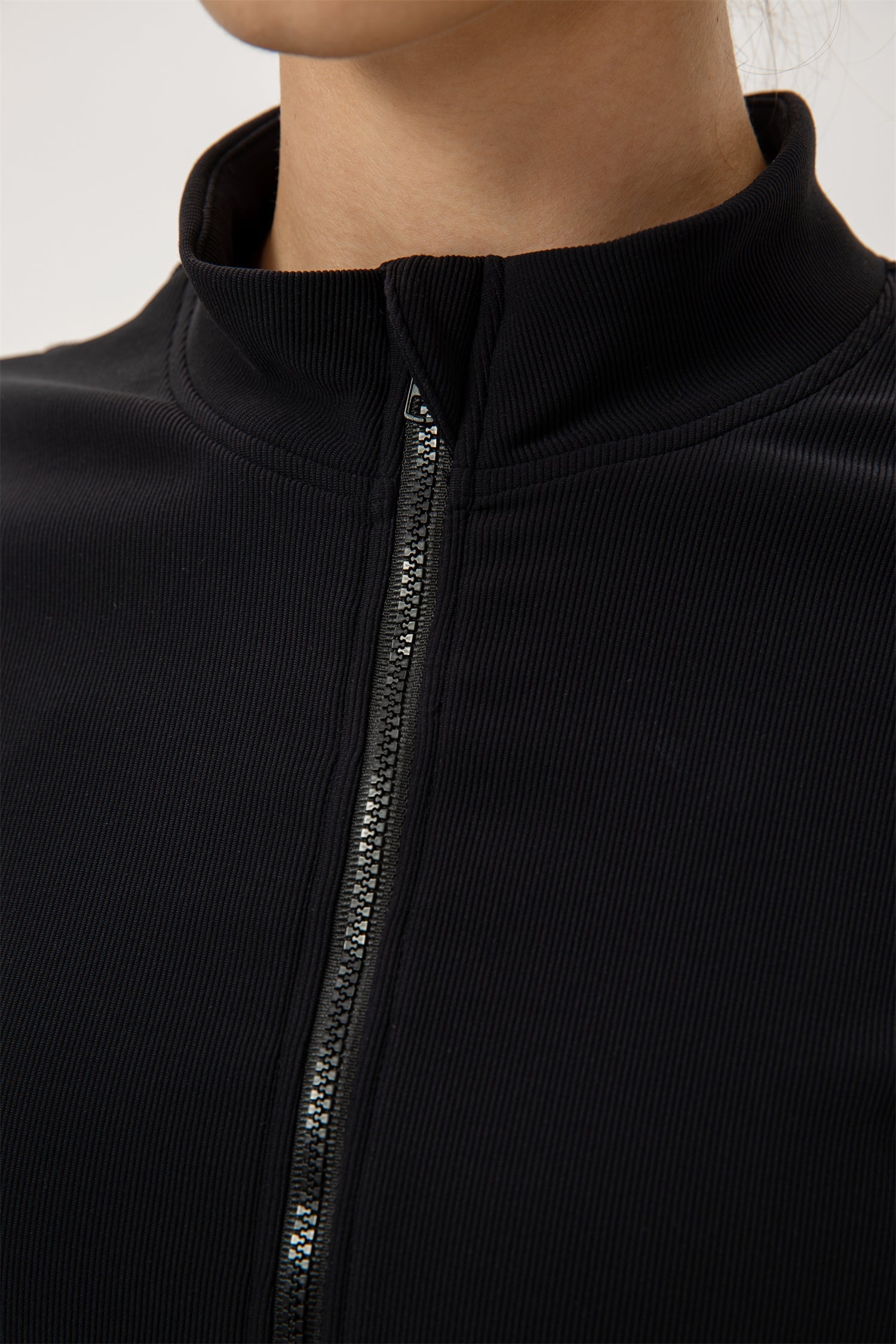 Stand Collar Zipper Fleece Jacket